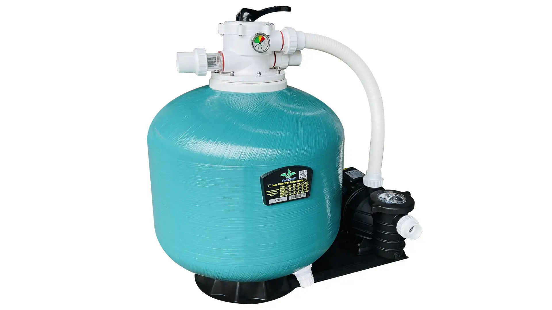 Fiberglass Sand Filter With Pump System From 400~700mm For Garden Pools 1