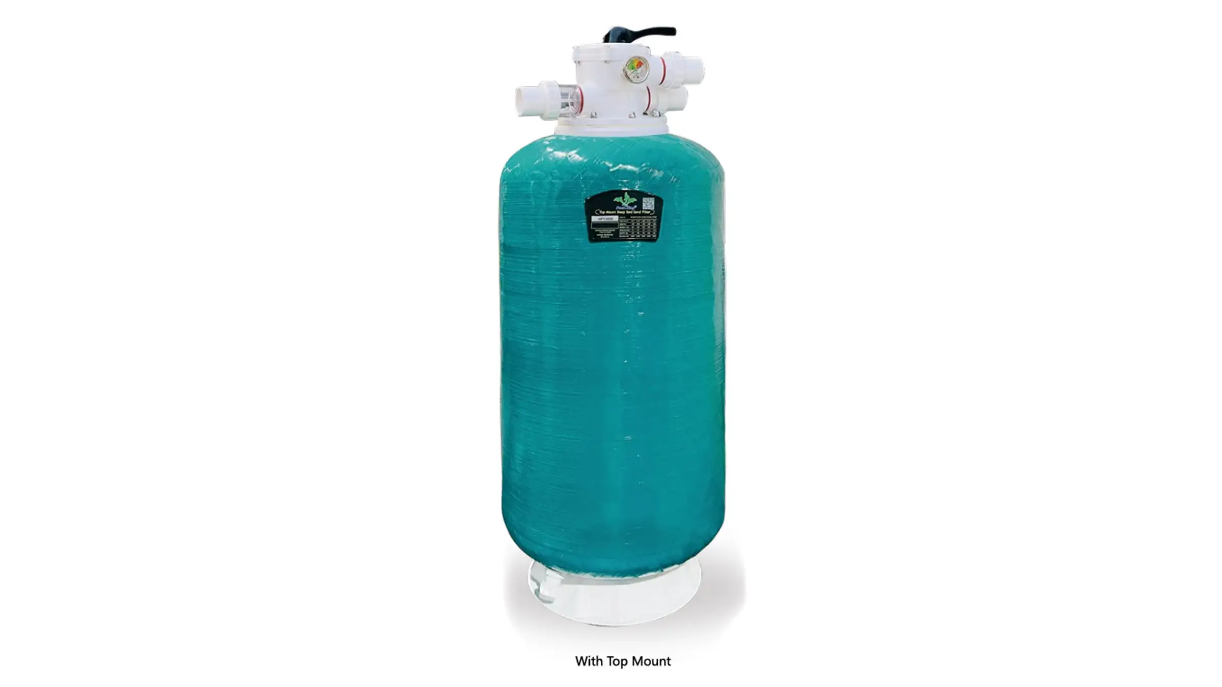 Mélyágyas, felülről szerelhető üvegszálas homokszűrő 400–900 mm-től háztartási medencékhez 1