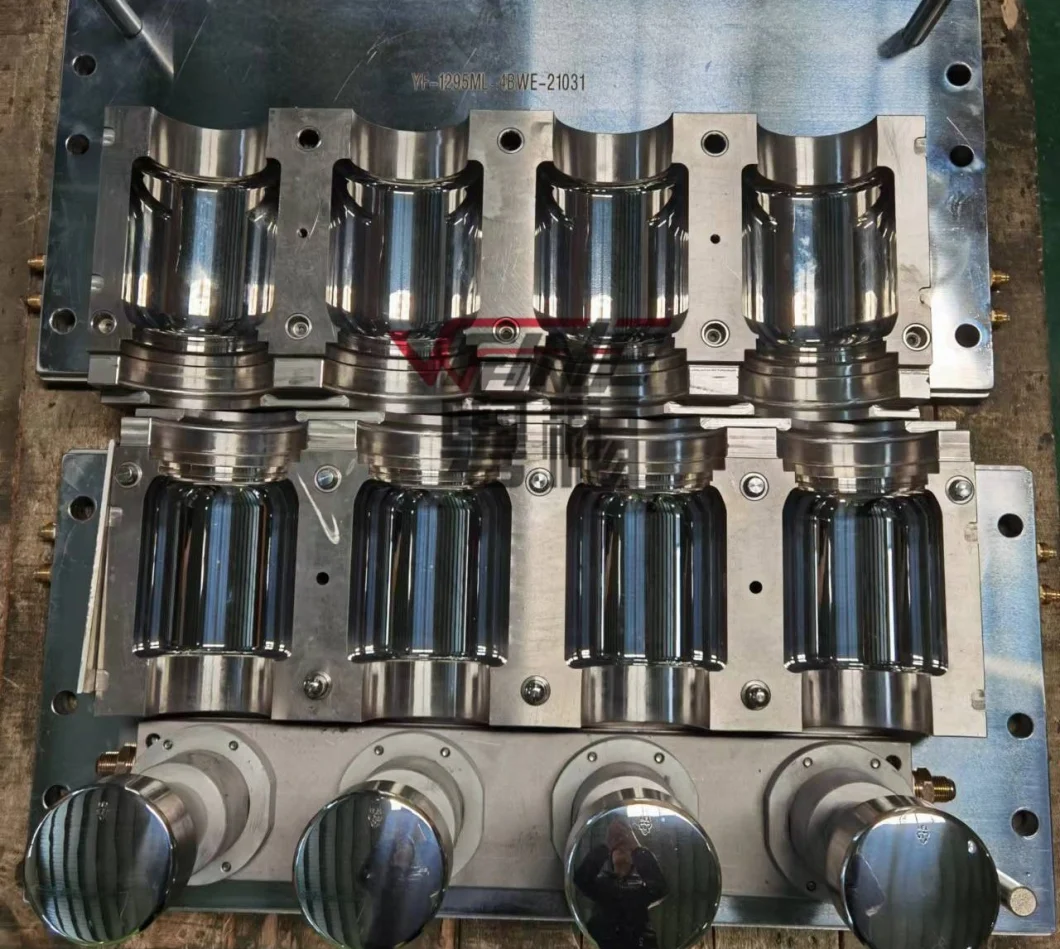 Automatic Jar Wide Neck Food Can Pet Bottle Plastic Container Blow Blowing Making Molding Manuracturing Moulding Machine Equipment Factory Molder Moulder Price