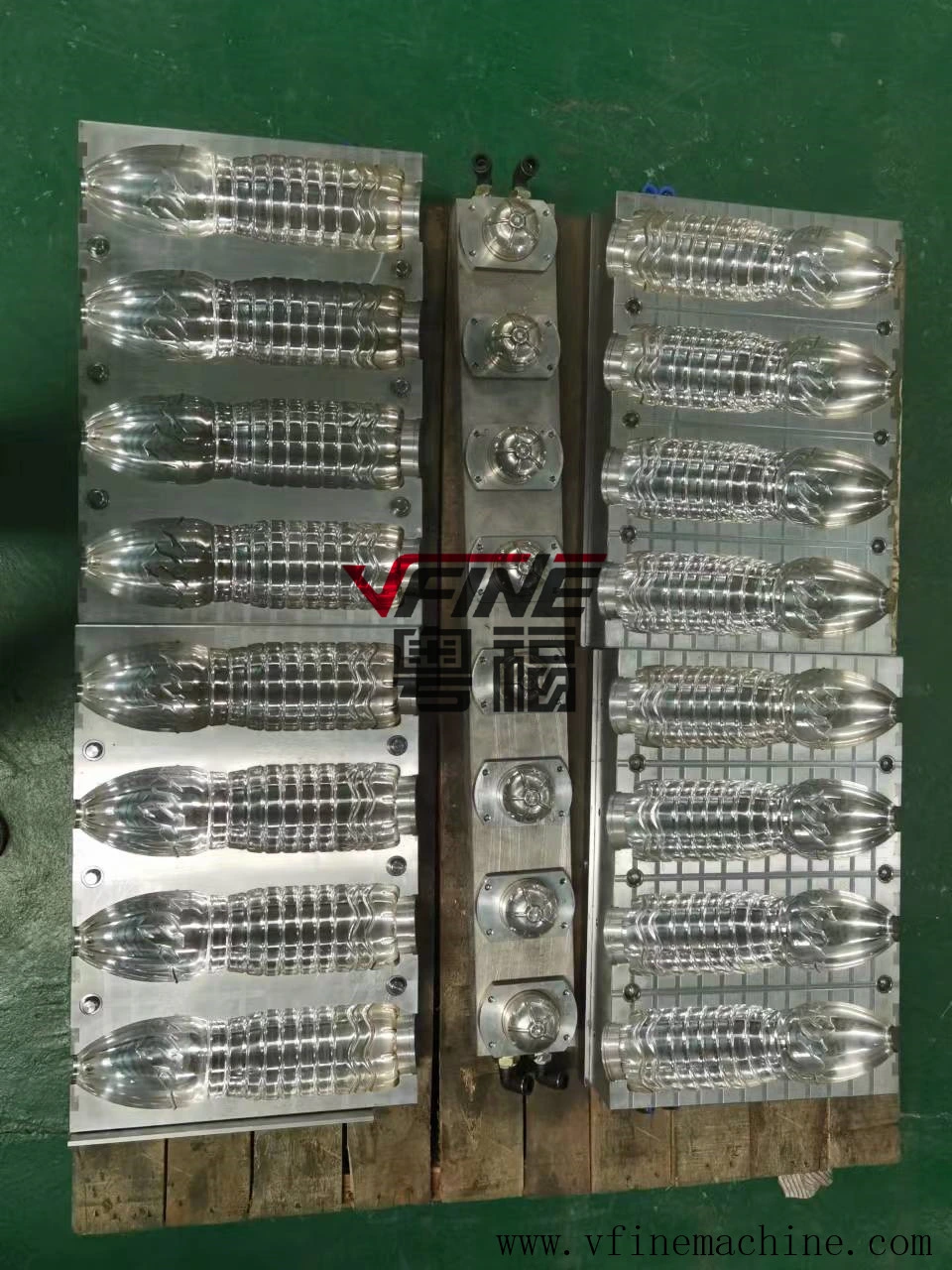 VFINE - Máquina automática de soplado de botellas de plástico PET de 10 cavidades. Fabricada en China. Gran venta. Máquina de moldeo por soplado para botellas de agua mineral y otras bebidas. 6