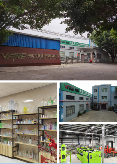 4cavity blow molding machine 6