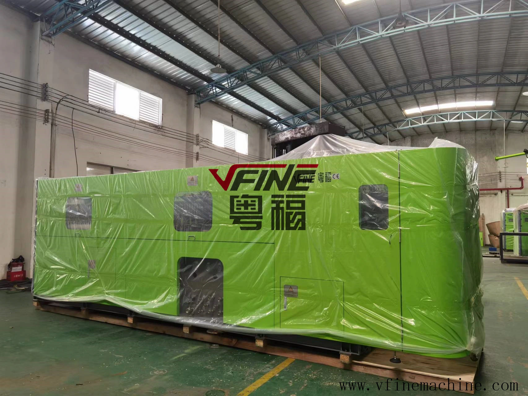 VFINE - Full Servo Automatic Pet HDPE Plastic Mineral Water Bottle Tank Blow Blowing Molding Manufacturing Moulding Maki 4