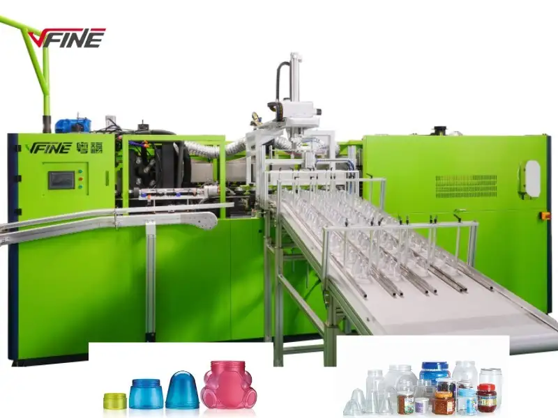 VFINE - Tam Otomatik Plastik Pet Streç Kozmetik Şişe Üfleme Kalıplama Kalıplama Üretim Makinesi Üfleyici 1