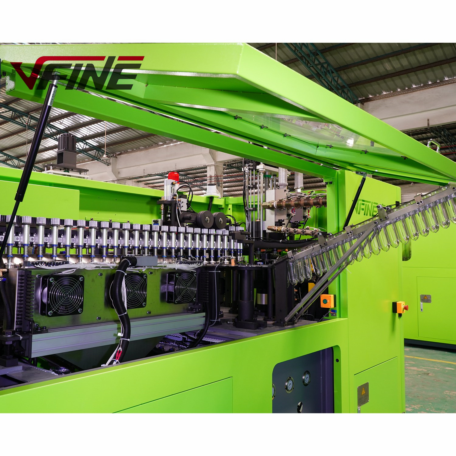 Máquina de fabricação de garrafas de alta velocidade com 3 cavidades para garrafas de 3L a 10L 4