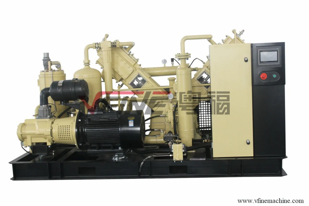 Screw Type Oil Less Free Air Compressor System Unit for Pet Bottle Blowing Making Manufacturing
