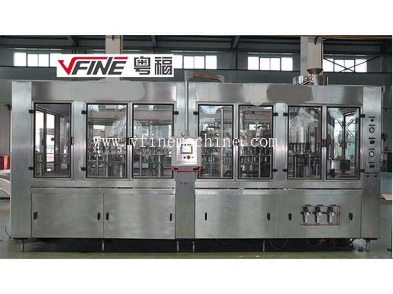 VFINE - Saf Maden Suyu Sıvı Otomatik İçecek Şişeleme Kapsül Dolum Makinesi Üretim Hattı Makineleri su hattı 1