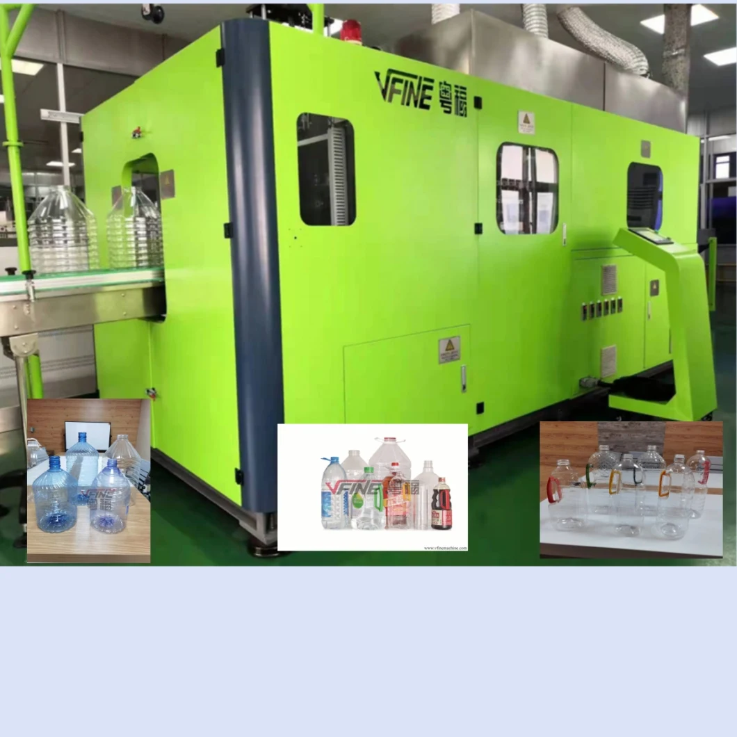 Fully Automatic Pet Plastic Stretch Water Tank Bottle Blow Molding Making Molding Moulding Machine Leak Tester Bagging Blowing System Price Equipment