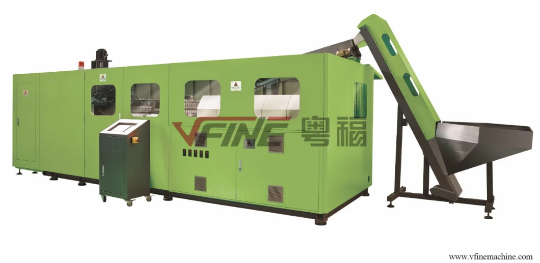 5 LTR Liter Fully Automatic Plastic Pet Bottle Stretch Blow Blowing Blower Molding Molder Moulding Making Machine China Manufacturers Price Vfine Chumpower