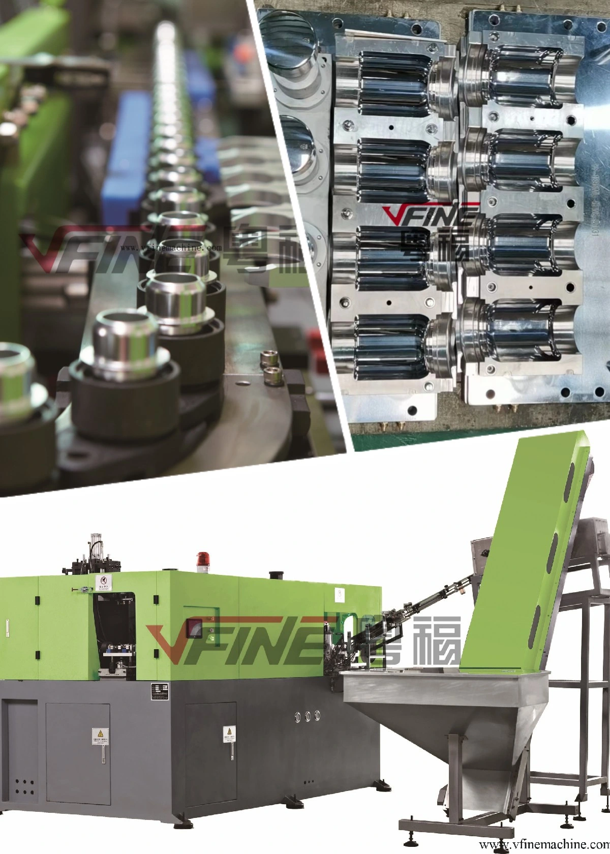 VFINE - Auto Full Automatic Servo Pet Plastic Bottle Water Tank Blow Blowing Blowers Molding Making Moulding Machine 18000-20000bph Vfine Machinery / Chumpower / Quinko BLOW MOLDING MACHINE 4