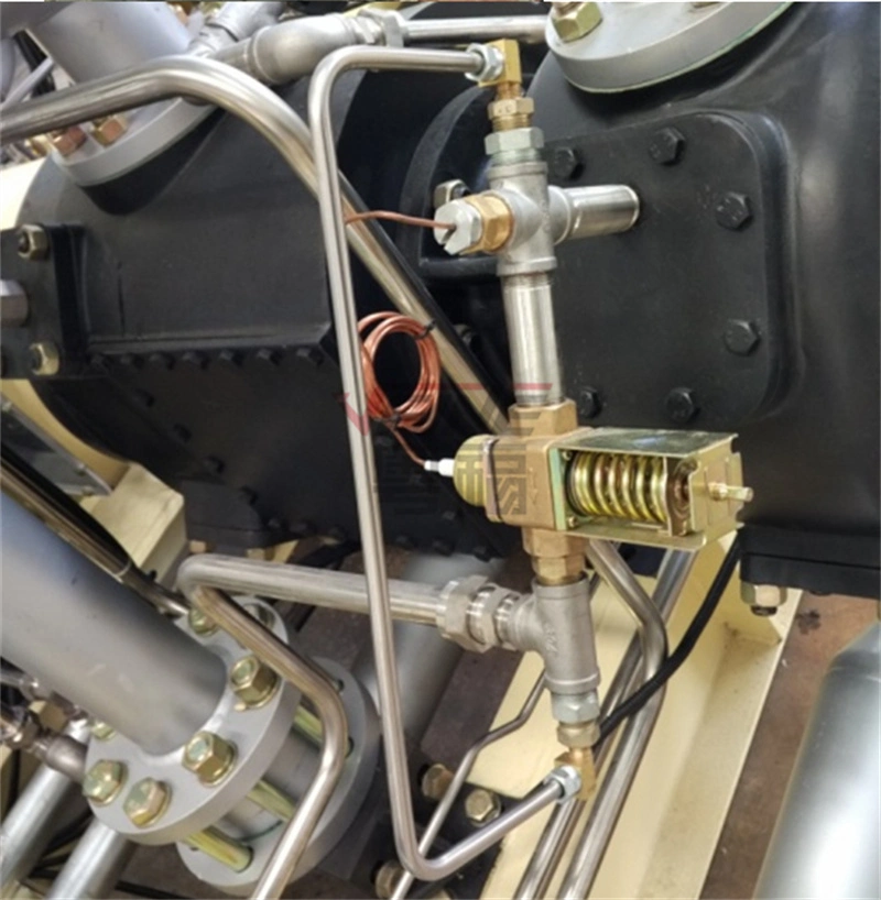 VFINE - Système de compresseur d'air sans huile HP haute pression pour bouteilles en PET, surpresseur à piston à vis sans huile portable 6