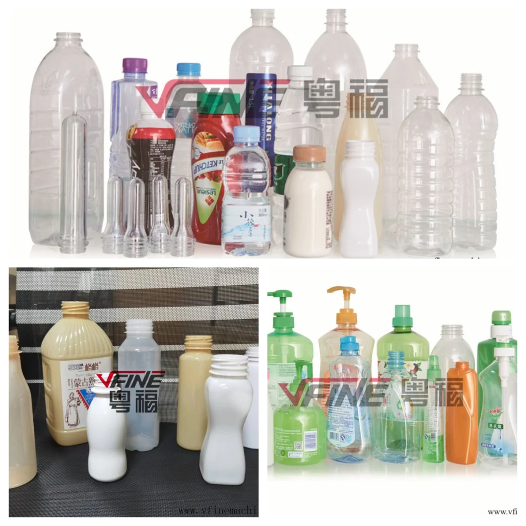 5 Gallon China Pet Bottle Blowing Auto Deflashing Small Plastic Barrel Water Tank Automatic Stretch Central Blow Moulding Molding Machine Working Equipment