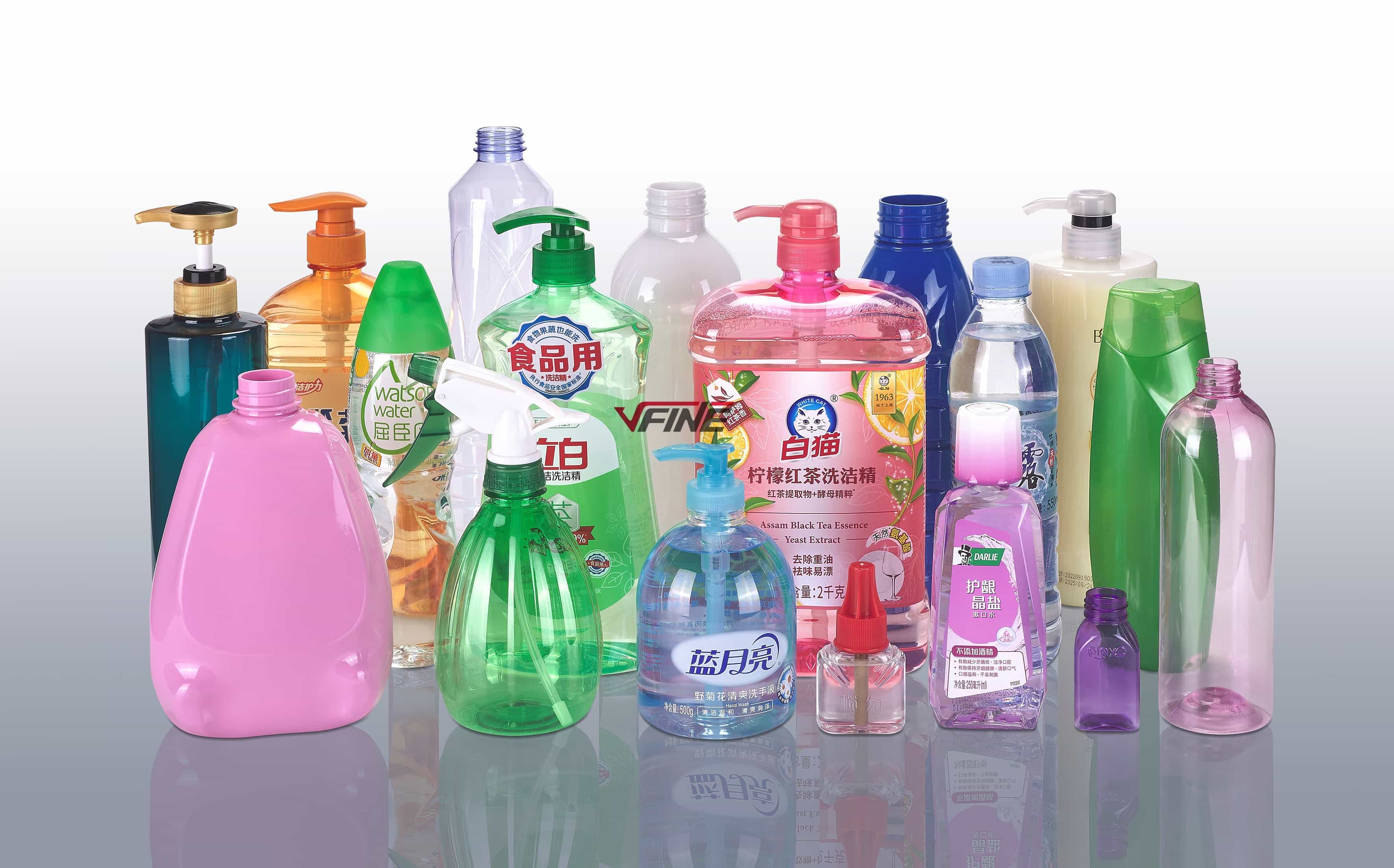 customized design vfine blowing machine plastic pet bottle showing 4