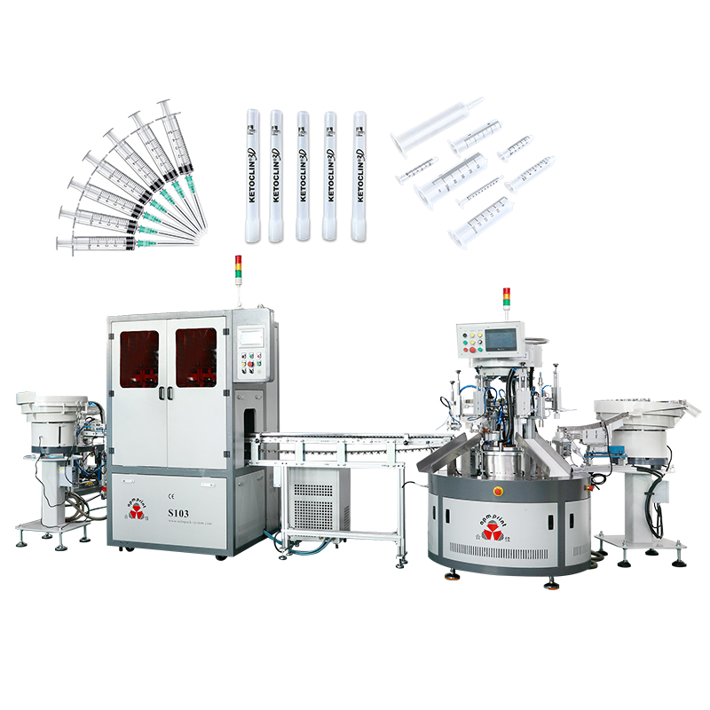 APM-Folslein automatyske skermprint- en gearstallingsmasine foar spuitprintsjen gearstallingsline 6