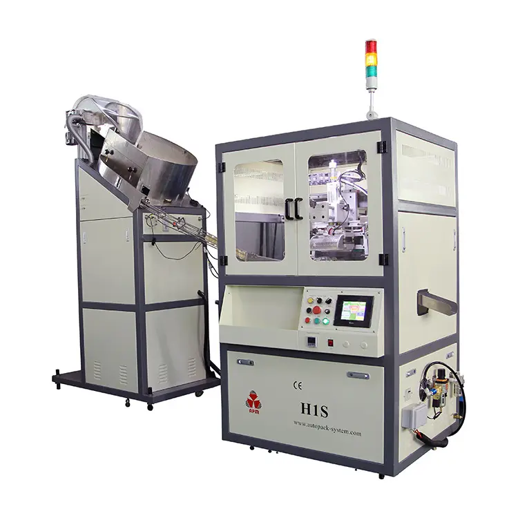 APM PRINT - H1S automatic hot stamping machine glass bottle foil printing cap printing machine Auto hot stamping machine 1