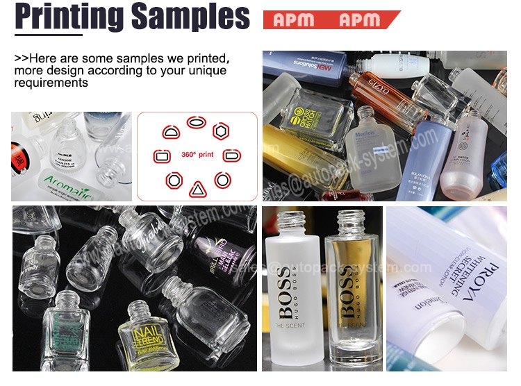 APM PRINT - CNC10 Led Uv Cuiring System Glass Mugs ម៉ាស៊ីនបោះពុម្ពអេក្រង់ស្វ័យប្រវត្តិ ម៉ាស៊ីនបោះត្រាក្តៅដោយស្វ័យប្រវត្តិ 13