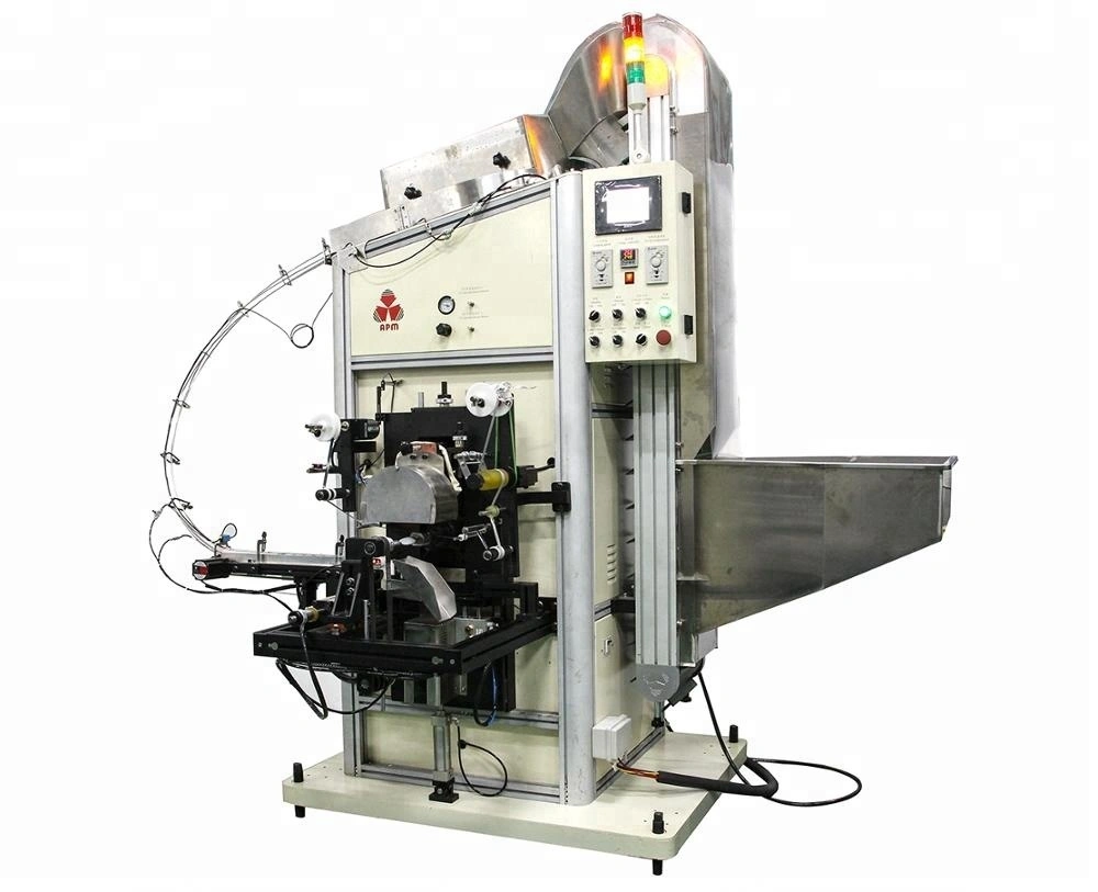 APM PRINT - H104A Auto Hot Foil Stamp Printing Machine Irregular Cosmetic Wine Cap Hot Stamping Auto hot stamping machine 1