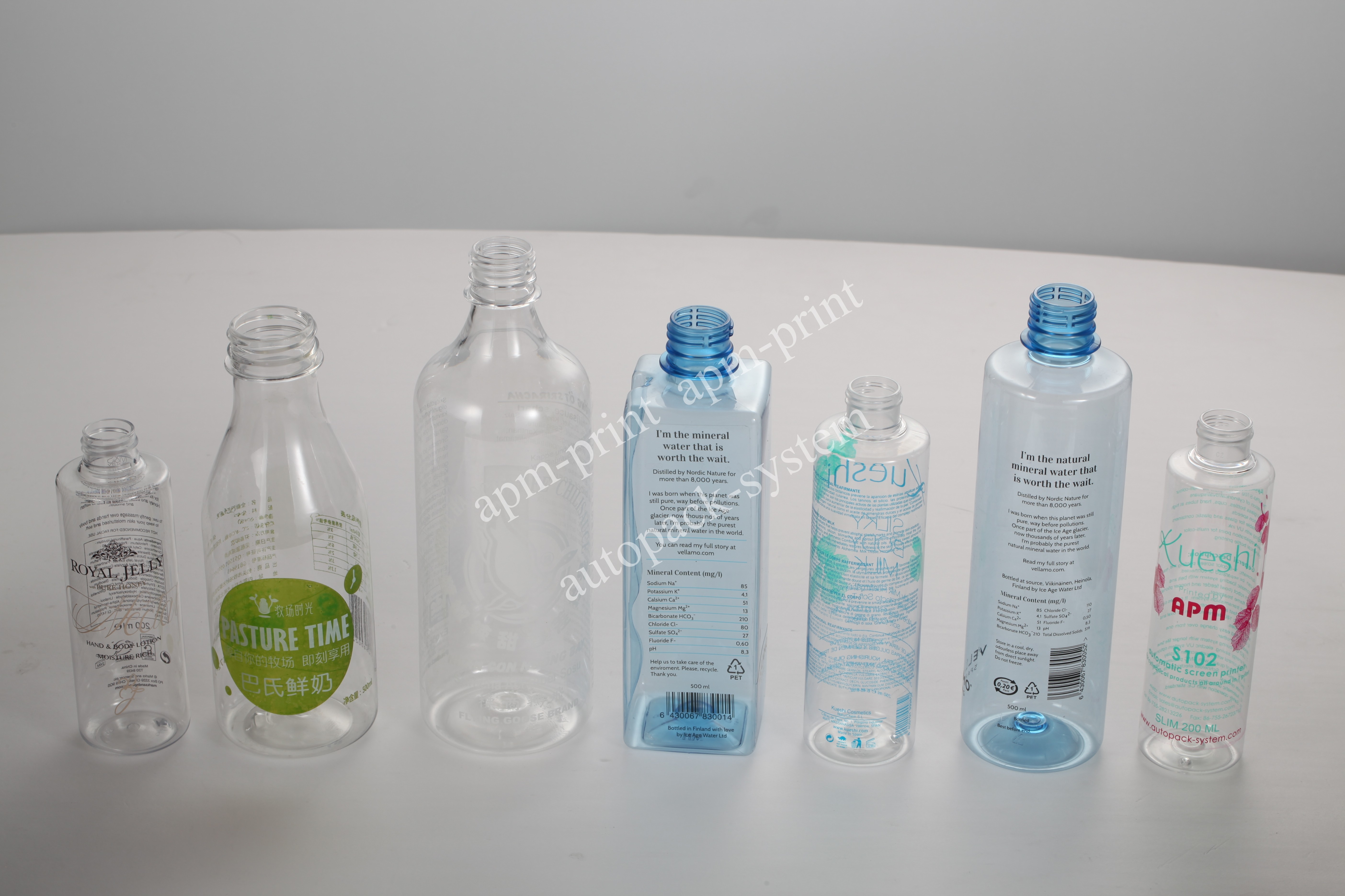 APM PRINT - Mesin sablon botol kaca 3 warna otomatis untuk botol silinder oval Mesin Sablon Otomatis 12