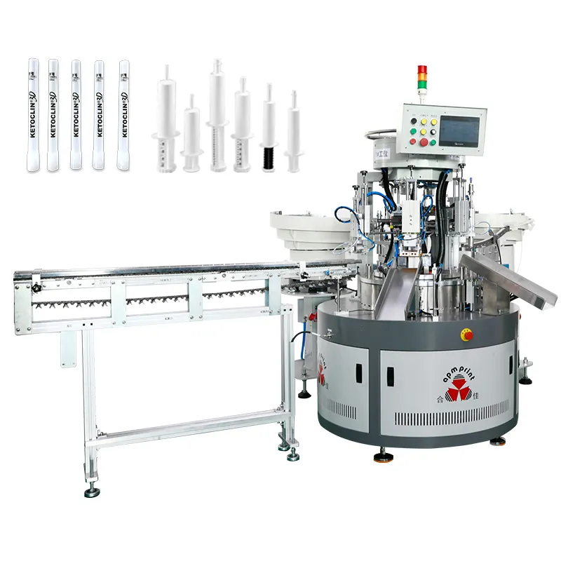 APM-Automatic medical applicator, syringe  assembly machine for assembly plastic tube 1