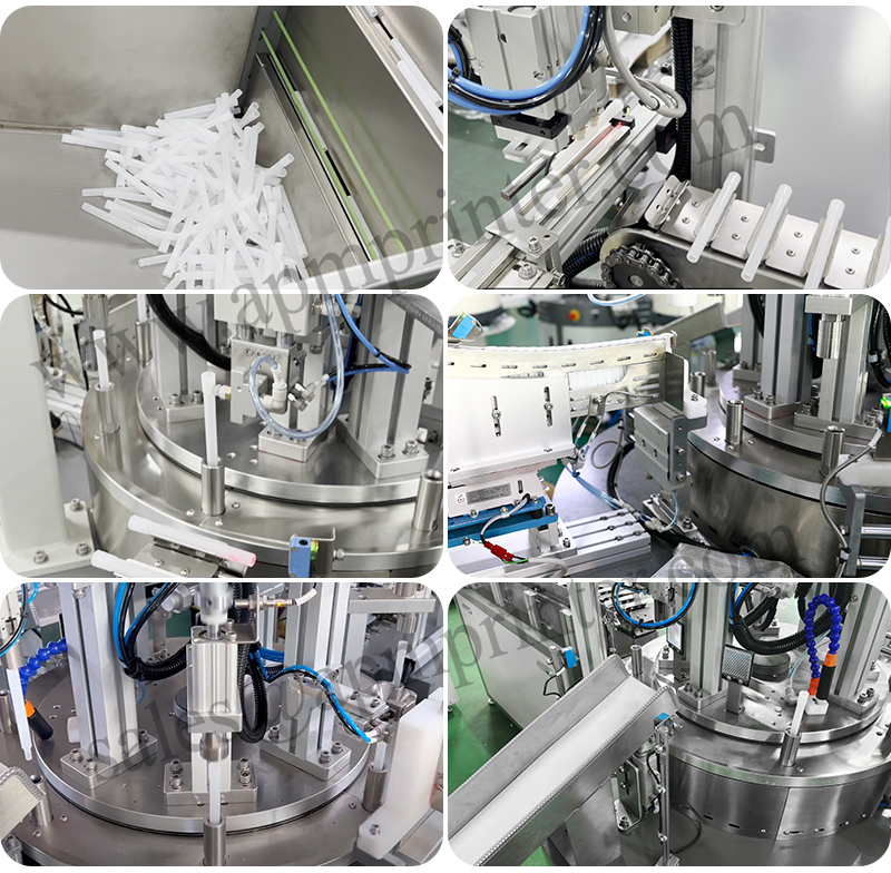 APM-Automatyske medyske applikator, spuitassemblagemasine foar it gearstallen fan plestik buizen 7