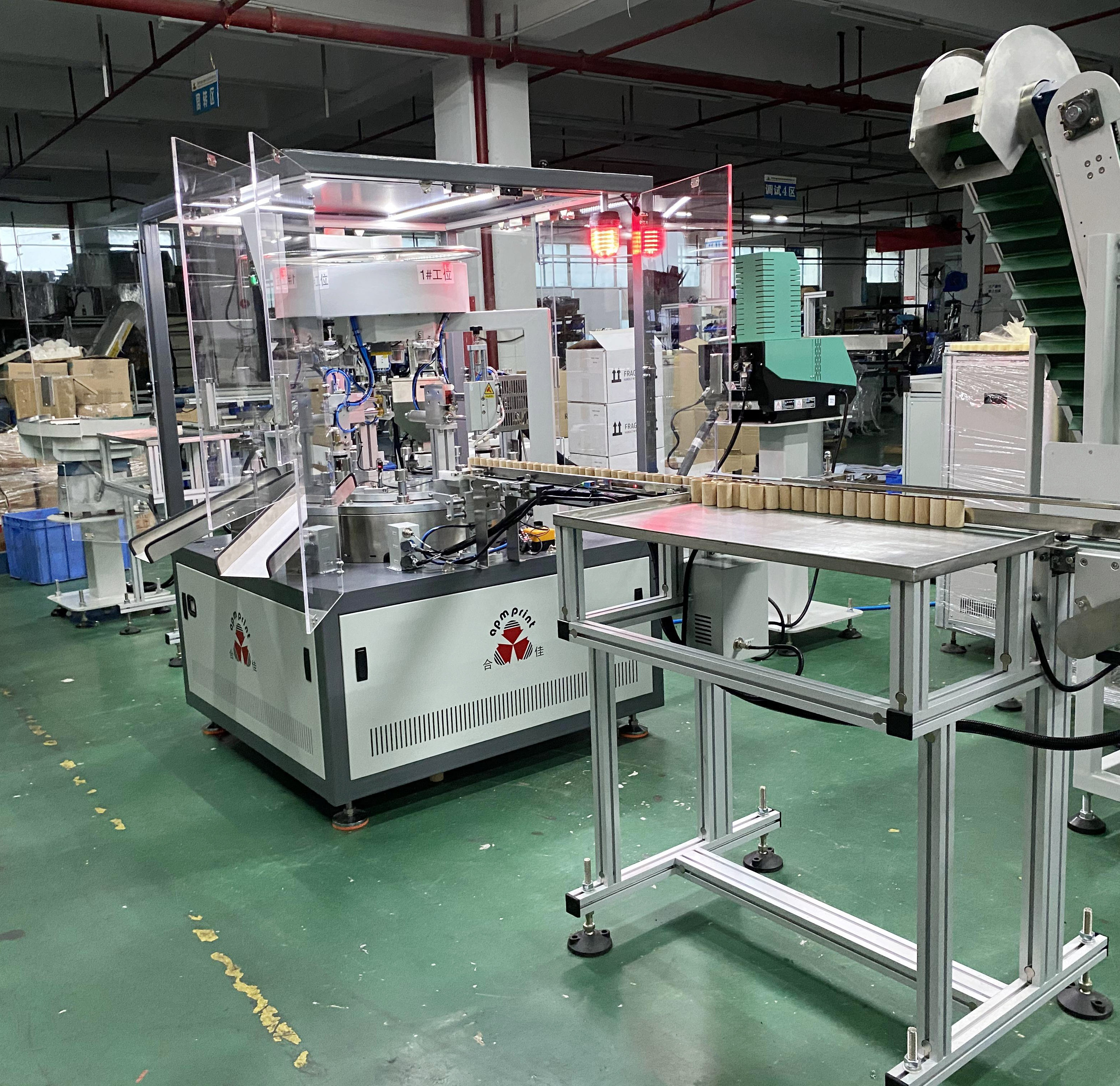 Custom automated assembly line suppliers Manufacturer | APM PRINT 16