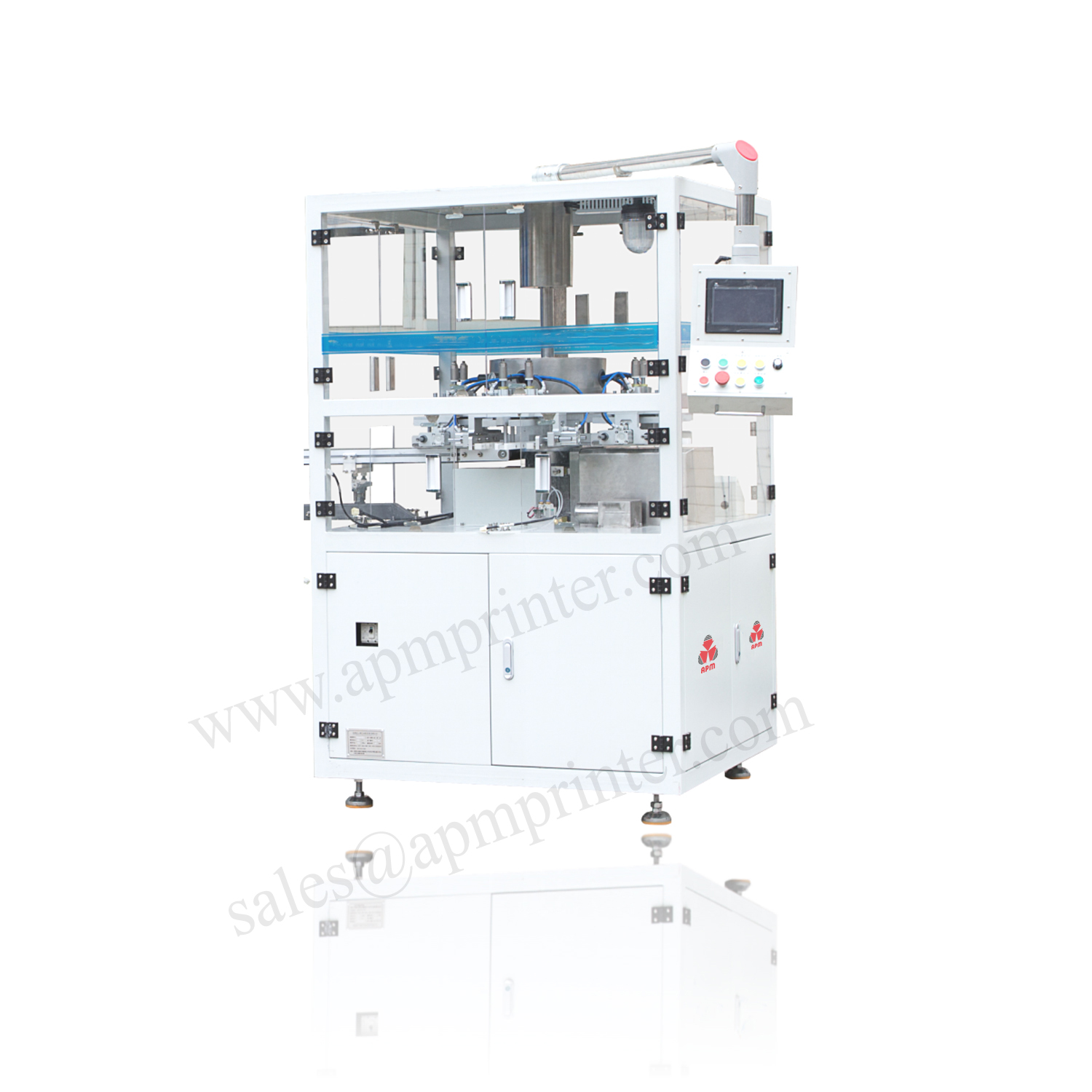 APM-2015 fully automatic dust removal and leak detection machine for various bottle caps and customized products 4