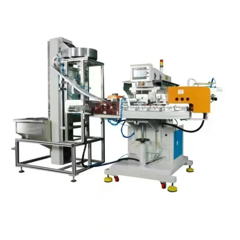 Masinina fanontam-pirinty offset saron-tavoahangy mandeha ho azy Iray loko Drink Cap Pad Printer 1