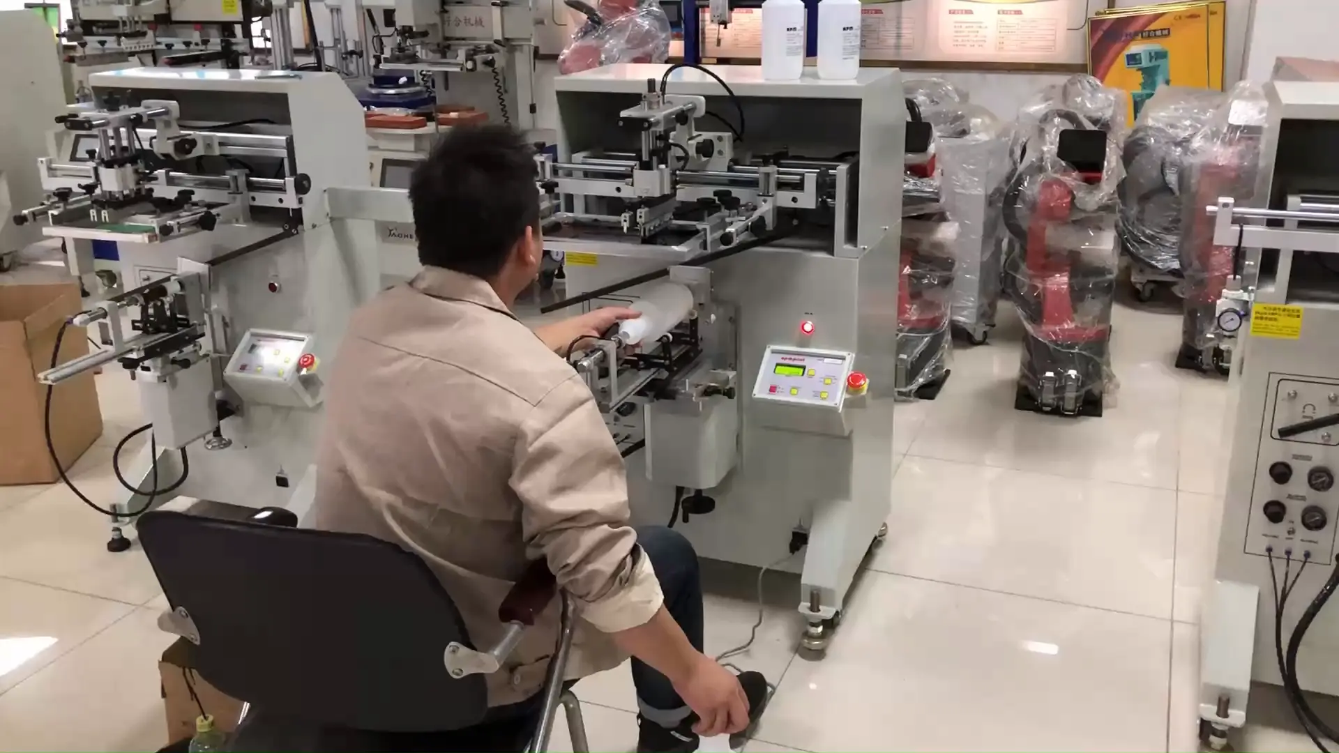 APM PRINT | top semi auto round screen printing machine company 2
