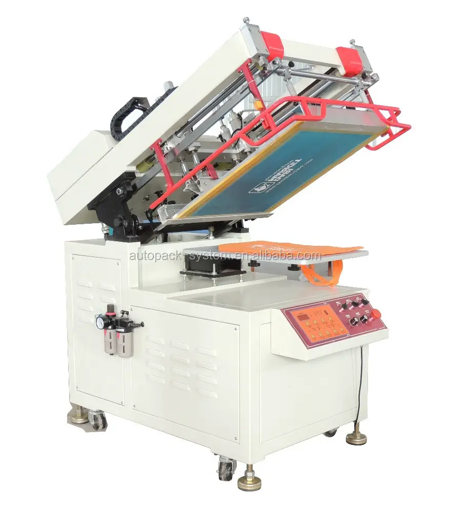 APM PRINT - SS3050 fladskærmstrykmaskine til udskrivning af produktposer med flade overflader Halvautomatisk serigrafimaskine 1