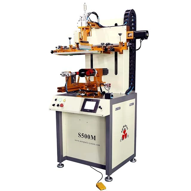 APM PRINT - S500M semi auto single color servo screen printer Semi auto screen printer 1