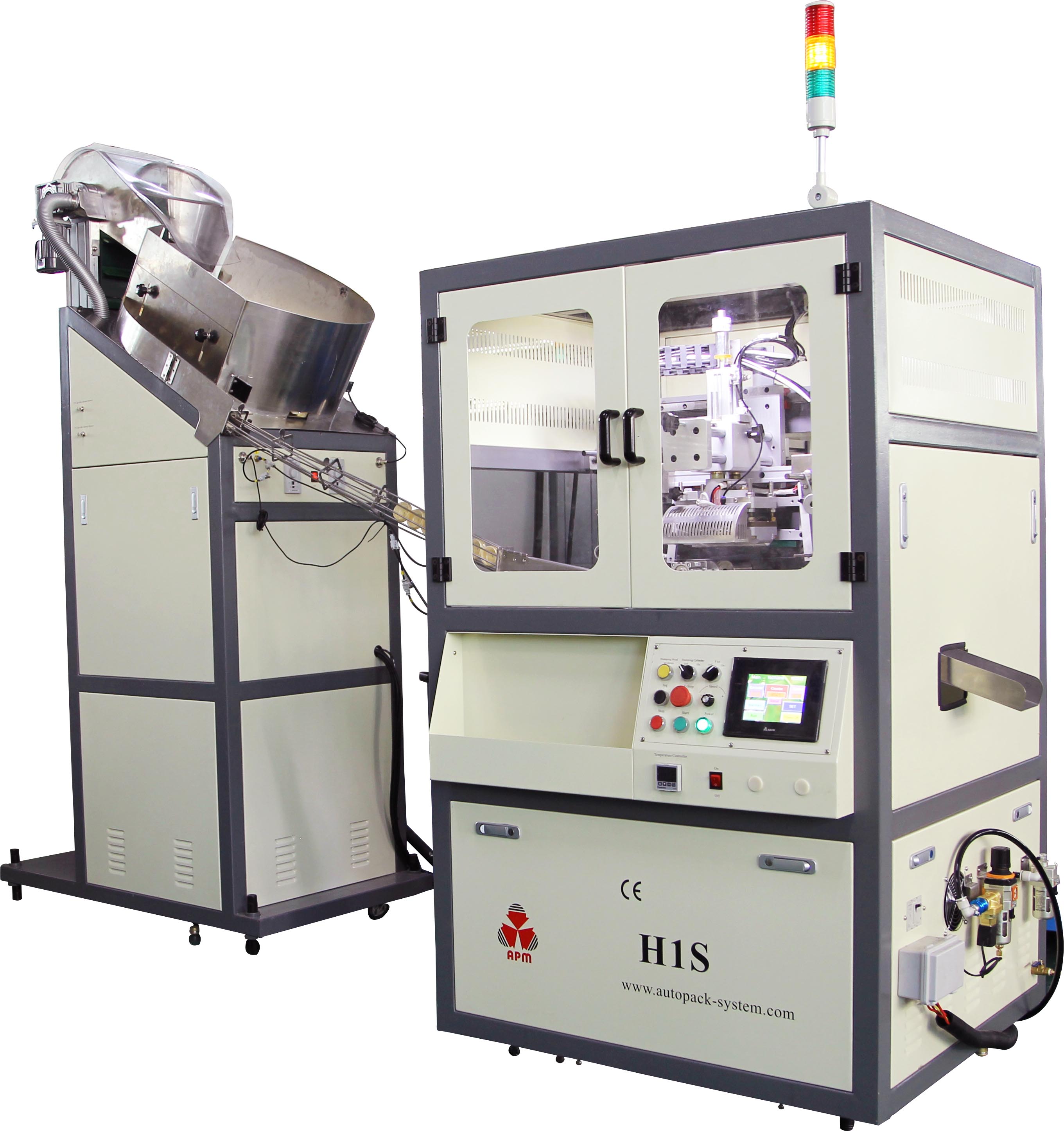 APM PRINT - H200FR semi-automatyske platte rûne plestik parfumflesse glês automatyske hjitte folie-stempelmasine Semi-automatyske hjitte-stempelmasine 17