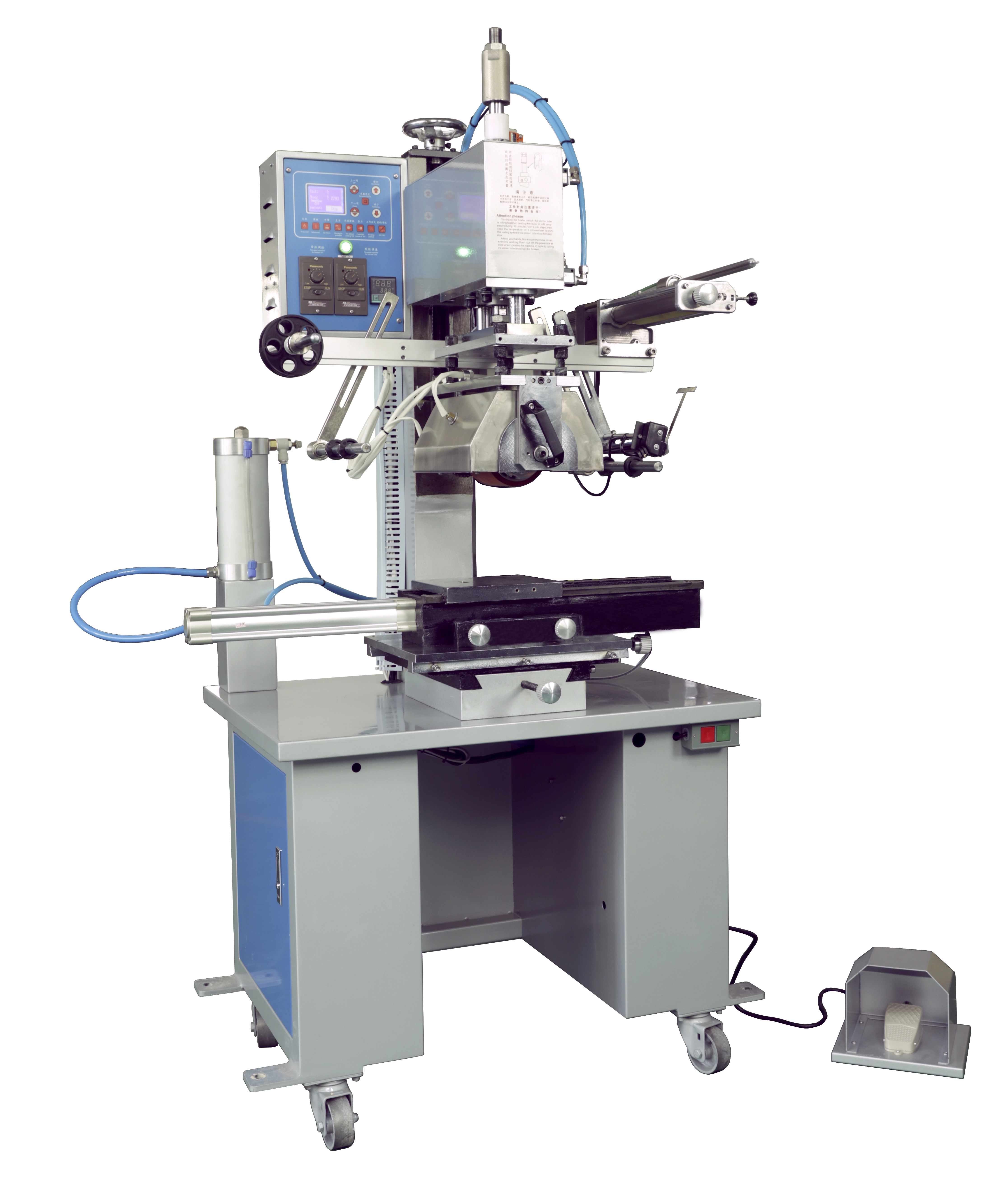 APM PRINT - H200G semi otomatis mesin hot stamping kanggo botol kaca stamping Semi otomatis mesin hot stamping 1