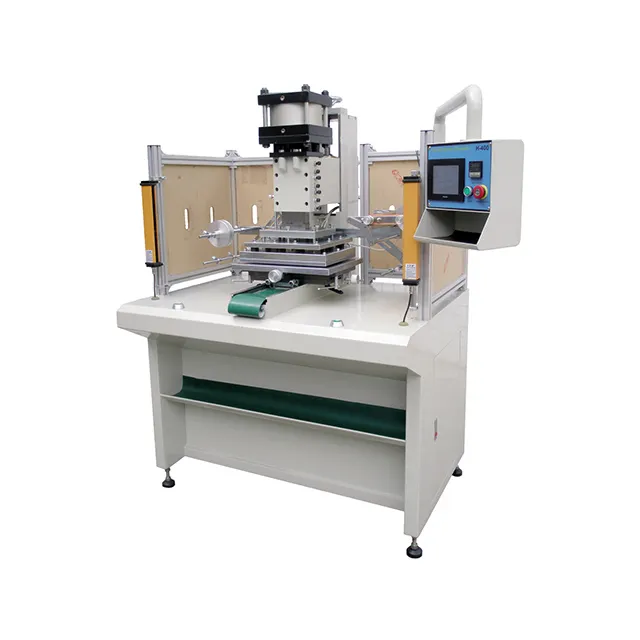 APM پرنٹ - H400S-2T ہاٹ فوائل سٹیمپنگ مشین 2T پریشر سیمی آٹو ہاٹ سٹیمپنگ مشین کے ساتھ 1