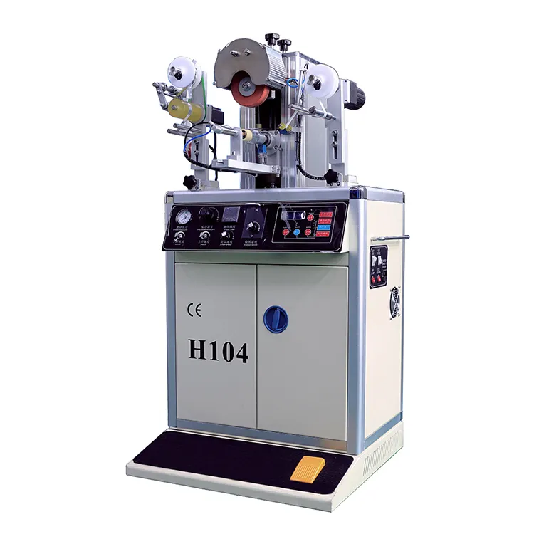 APM PRINT - H104 Bujur bulat bujur penutup botol persegi mesin pengecap foil panas setem botol kaca Mesin setem panas semi auto 1