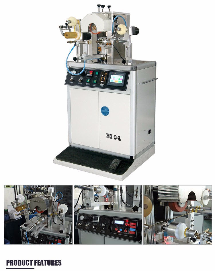 Automatyske glês plestik Rûne Ovale Unregelmjittige Foarm Lytse Fleskedop Lid Goud Sulver Hot Foil Stamping Machine Te Keap
