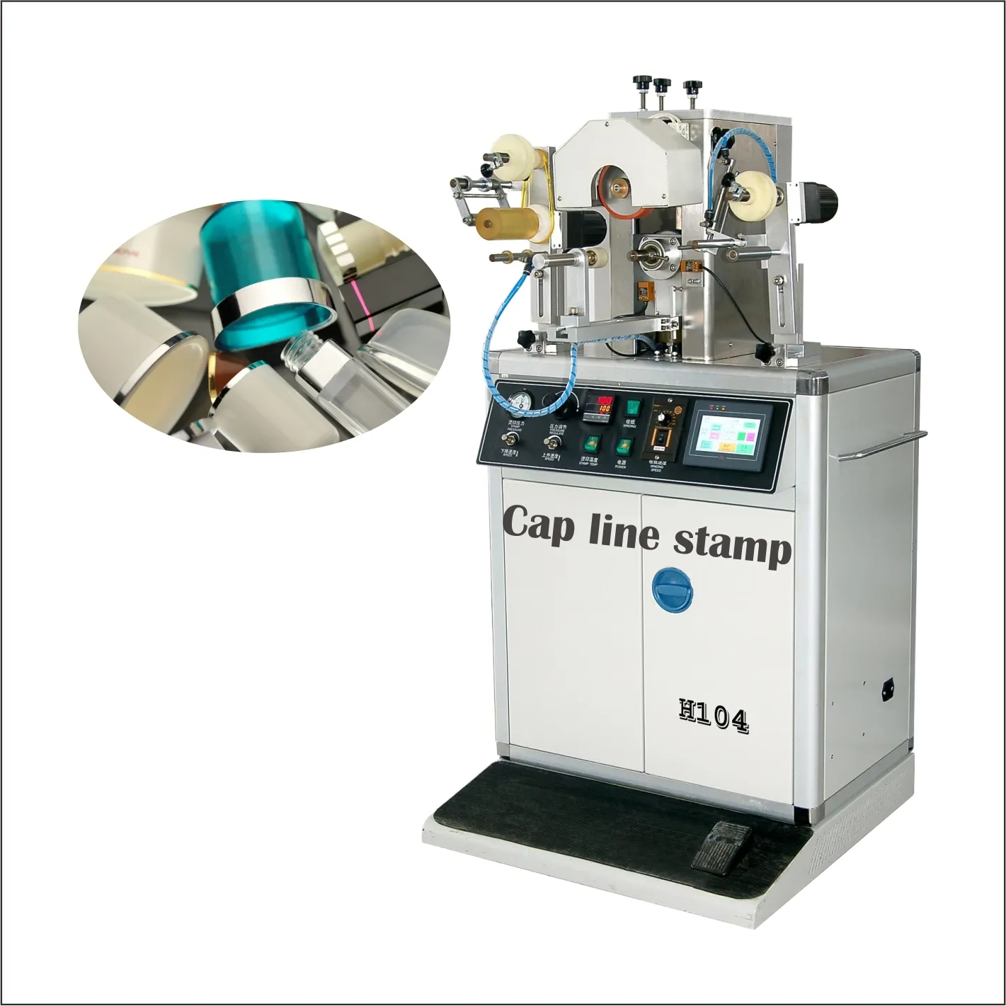 APM PRINT - New Design Any Shape Cap Semi Auto Hot Stamping Machine Semi auto hot stamping machine 1