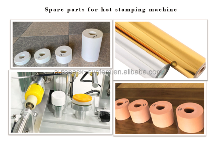 Automatyske glês plestik Rûne Ovale Unregelmjittige Foarm Lytse Fleskedopdeksel Goud Sulver Hot Foil Stamping Machine Te Keap