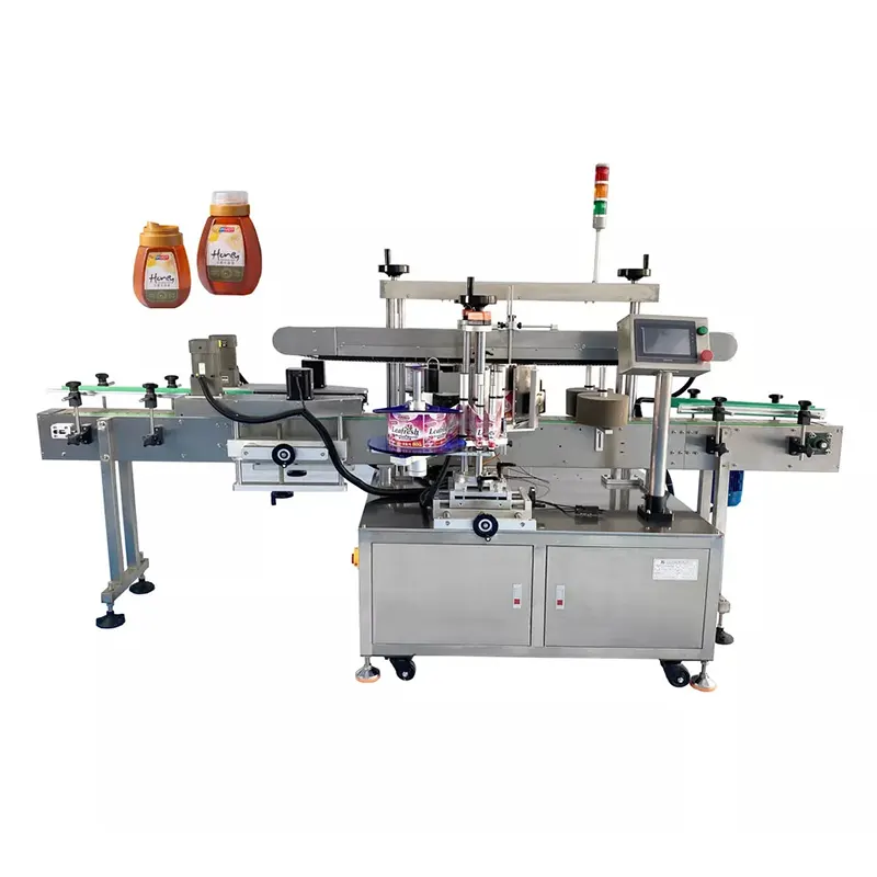 APM PRINT - APM-L400 popolnoma avtomatski stroj za etiketiranje pločevink, ploskih okroglih steklenic, dvostranski etiketirni stroj 1