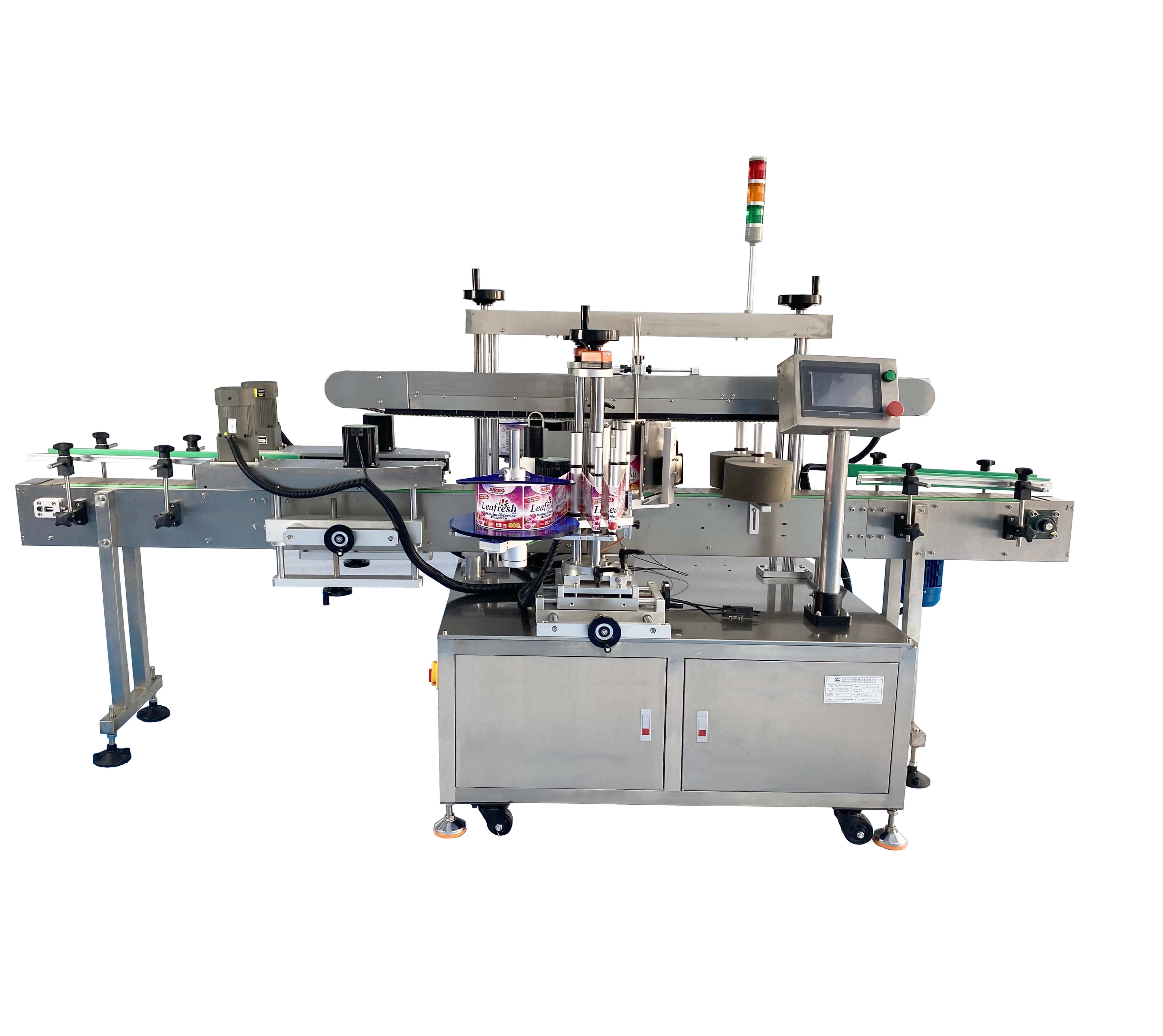 APM PRINT - APM-L400 Fully automatic double side labeling machine square bottle 2 sides labeling machine automatic label stick machine labeling machine 1