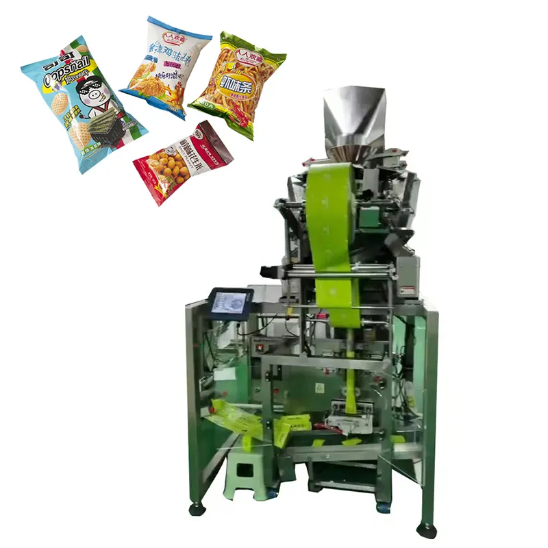 කොට්ට බෑගයේ කිරුම් මැනීමේ ස්වයංක්‍රීය කුඩු කැටිති බහු ක්‍රියාකාරී මුද්‍රා තැබීමේ ඇසුරුම් ඇසුරුම් යන්ත්‍රය 1