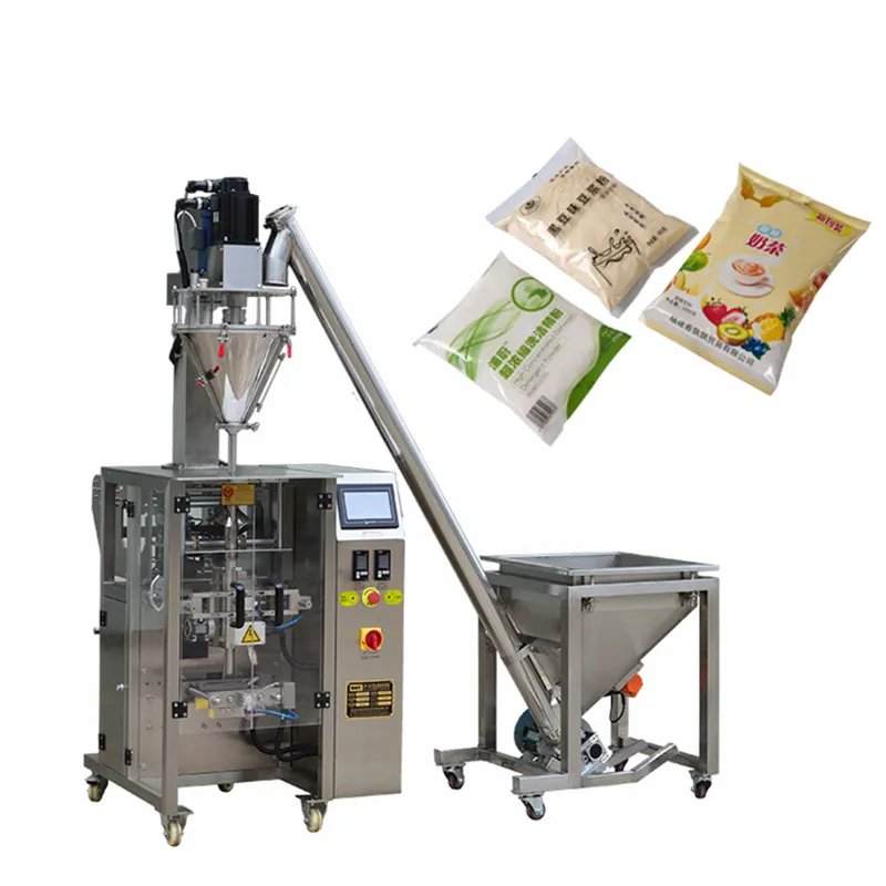 Magna tal-Ippakkjar tat-Trab tal-Qamħ Awtomatika ta' 700kg b'Pakkett Kbir ta' 500g b'Viti li Jissiġillaw wara 1