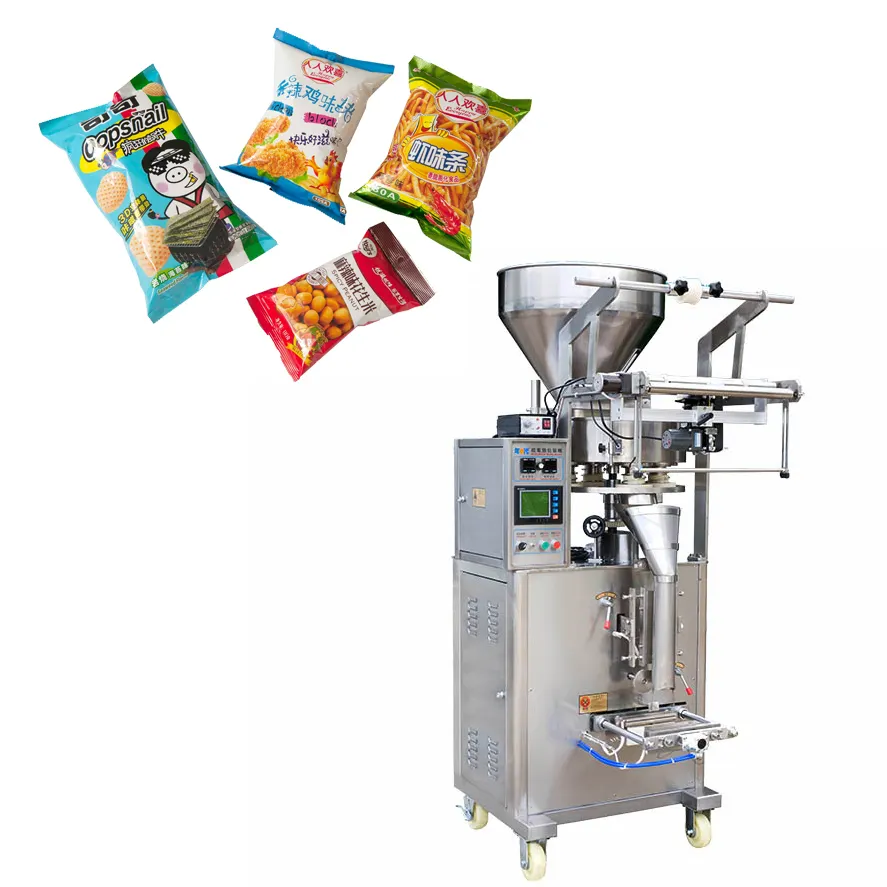 ഓട്ടോമാറ്റിക് വെർട്ടിക്കൽ മൾട്ടി-ഫംഗ്ഷൻ ടേൺടേബിൾ ഗ്രാനുൾ പോപ്‌കോൺ സ്നാക്ക് പാക്കിംഗ് മെഷീൻ വിൽപ്പനയ്ക്ക് 1