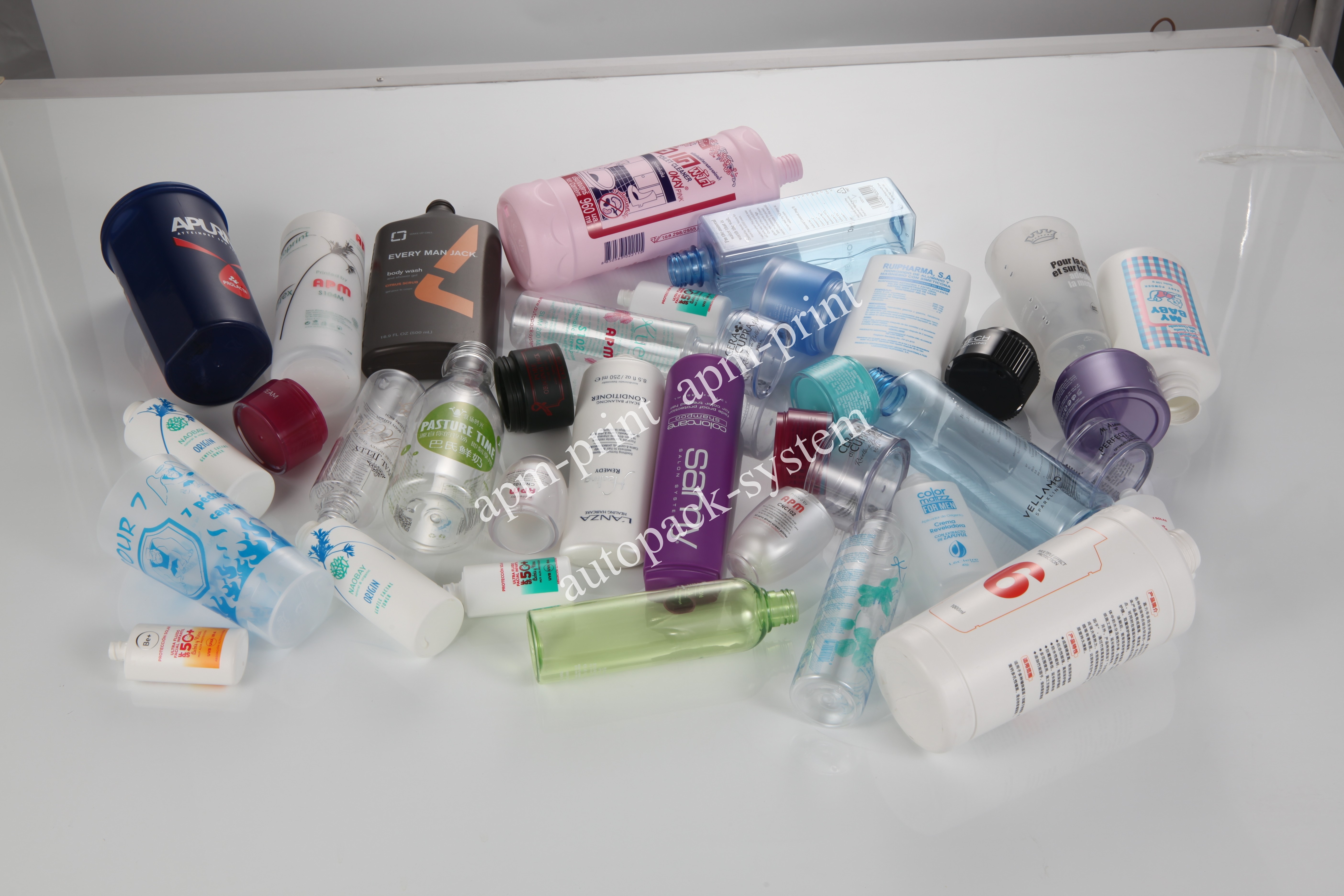 APM PRINT - Mesin Sablon Silinder Dua Warna Otomatis Untuk Sablon Botol Plastik 18
