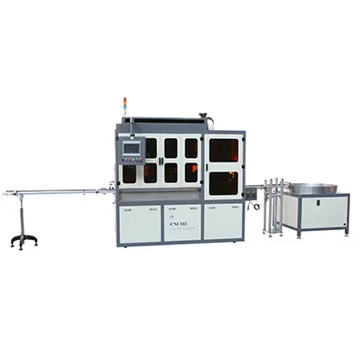 APM PRINT - CNC102-FUV Auto Flame Treatment ម៉ាស៊ីនបោះពុម្ពអេក្រង់ UV សម្រាប់ស៊ីឡាំង / រាងពងក្រពើ / ដបការ៉េ + ត្រាក្តៅ 1