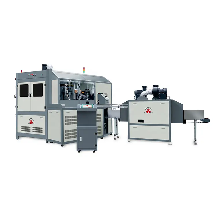 APM PRINT - دستگاه چاپ سیلک اسکرین سه رنگ سروو اتوماتیک SS106 و دستگاه مهر زنی داغ تک رنگ برای بطری 1