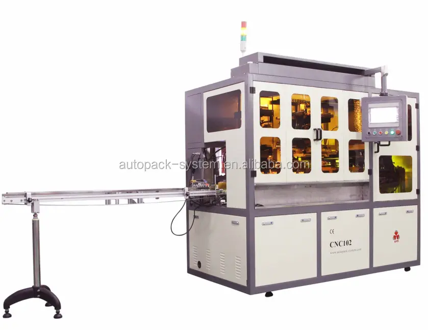 APM PRINT - CNC102 Автоматтык жүктөө системасы Айнек кружкаларды басып чыгаруучу машина басып чыгаруучу сүйрү чарчы тегерек айнек бөтөлкөдөн экранды басып чыгаруу Экранды басып чыгаруу + ысык штамп 1