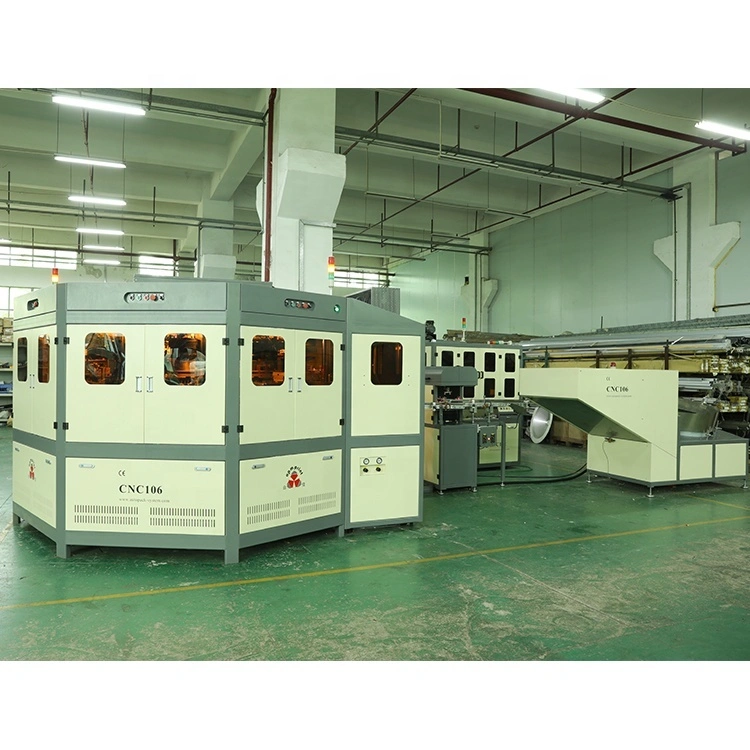 APM PRINT - 6 color 6 station rotary silk auto glass bottle screen printing machine Auto hot stamping machine 1
