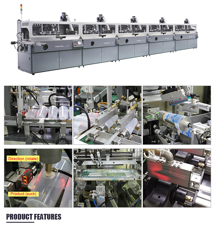 APM PRINT - APM-S102 Hege snelheid 1 oant 8 kleuren universele automatyske flesse skermprinter Automatyske skermprinter 12