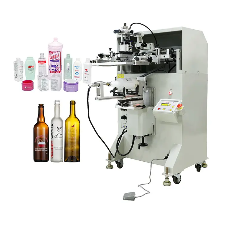 APM PRINT | wholesale semi auto round screen printing machine factory 3