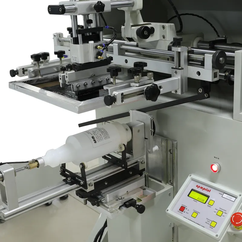 APM PRINT | wholesale semi auto round screen printing machine factory 4