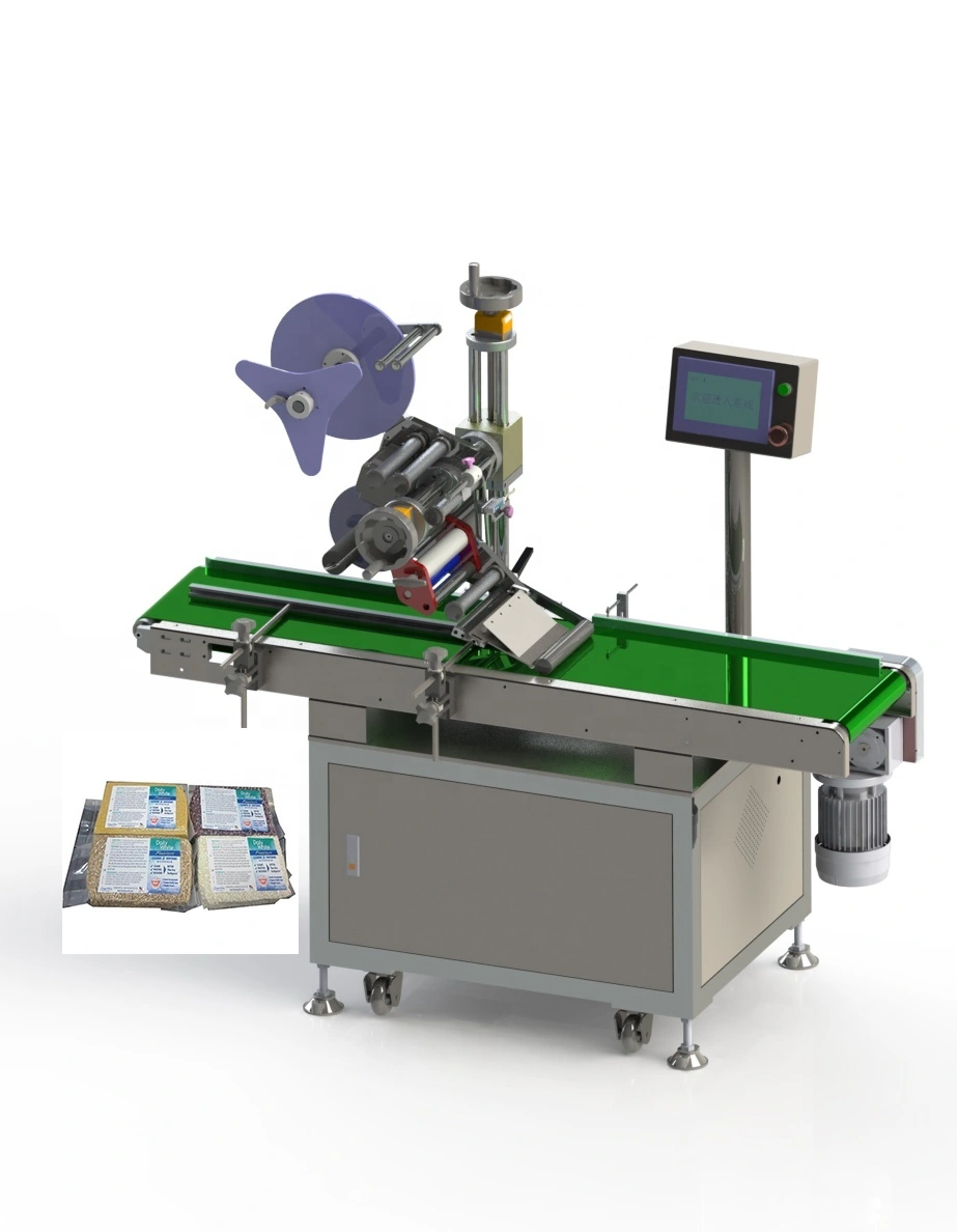 APM PRINT - APM-L112 Fully automatic label sticker flat labeling machine lid labeling machine labeling machine1 1